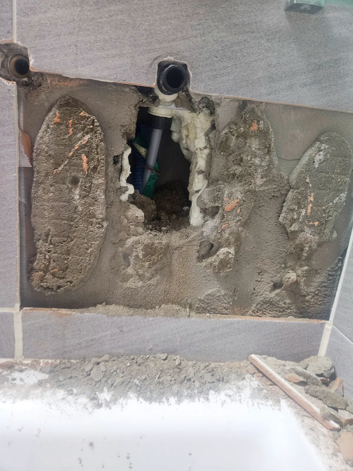 고양시 일산서구 주엽동 공용배관 누수 작업 후 확인 참고 사진