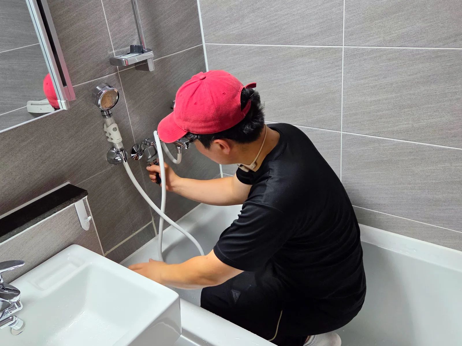 서대문구 홍제동 싱크대 누수 보수 범위 안내 참고 사진